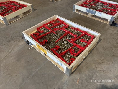 Quantity of (7) 9200 lb Ratchet Binders Varios. Industrial (Unused)