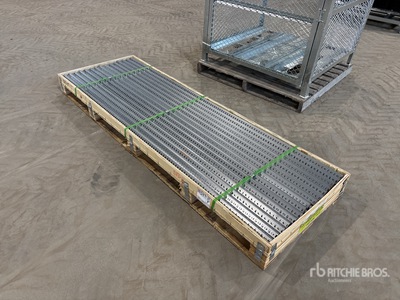 Quantity of (150) Galvanized Steel Angles Varios. Industrial (Unused)