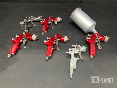 (6) Assorted Paint Spray Guns