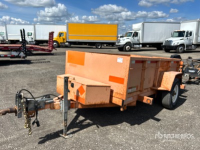 2018 Miska 8 ft S/A Rimorchio Leggero Ribaltabile