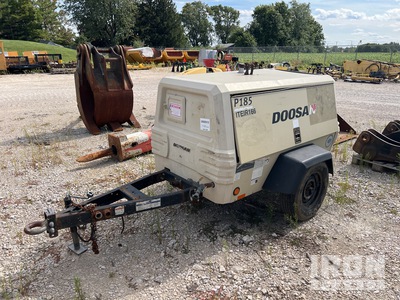 2013 Doosan P185WJD-FX-T4I 185 cfm Mobile Air Compressor