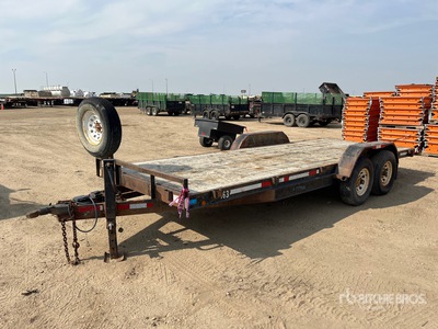 1997 PJ 20 ft T/A Flatbed Trailer
