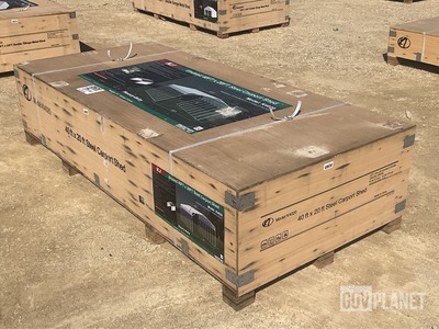 KJ K4020 Steel Carport Shed - Unused