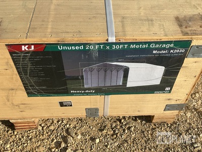 KJ K2030 Metal Garage - Unused