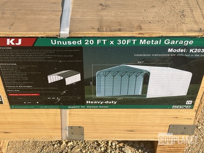 KJ K2030 Metal Garage - Unused
