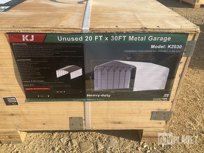 KJ K2030 Metal Garage - Unused