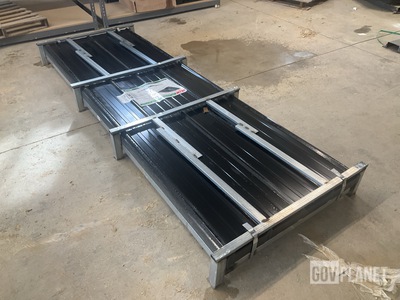 (100) Piece Lot of 10' Long Corrugated Steel Panels