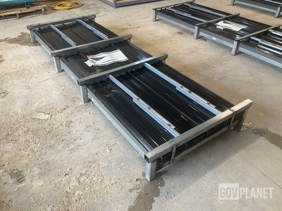 (100) Piece Lot of 10' Long Corrugated Steel Panels
