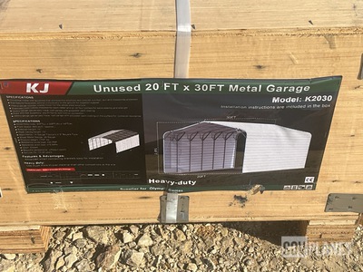 KJ K2030 Metal Garage - Unused