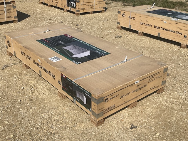 KJ K1912 Livestock Metal Shed - Unused KJ K1912 Livestock Metal Shed - Unused