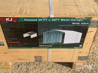 KJ K2030 Metal Garage - Unused