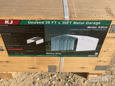KJ K2030 Metal Garage - Unused