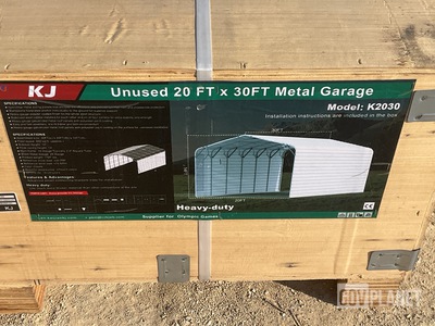 KJ K2030 Metal Garage - Unused
