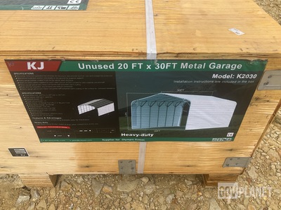 KJ K2030 Metal Garage - Unused