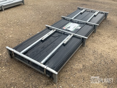 (100) Piece Lot of 10' Long Corrugated Steel Panels