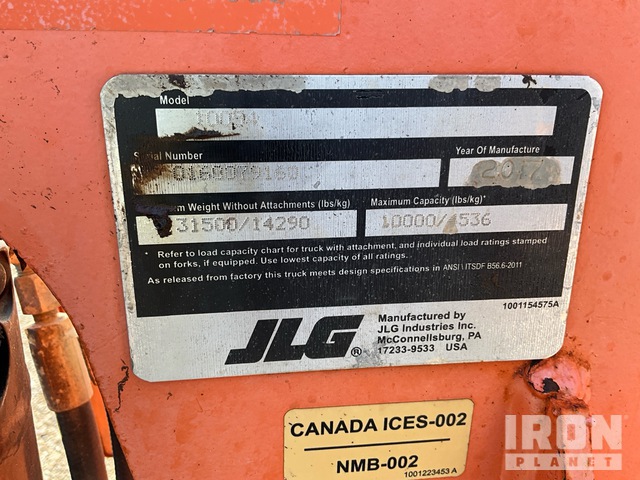 MANIPULADOR 2017 JLG/SKYTRAK
