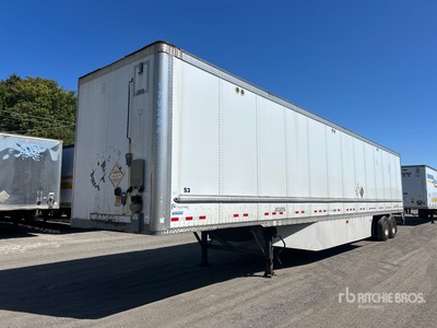 2017 Vanguard Van 53 ft x 102 in T/A Van Trailer