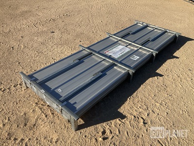 (100) Piece Lot of 10' Long Corrugated Steel Panels