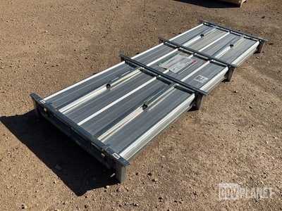 (100) Piece Lot of 10' Long Corrugated Steel Panels