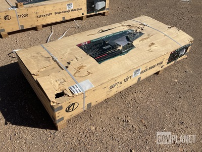 KJ K1912 Livestock Metal Shed - Unused