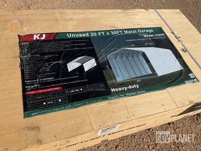 KJ K2030 Metal Garage - Unused