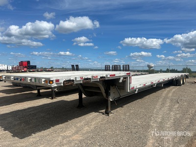 2013 Alutrec 53 ft T/A Single Drop Step Deck Trailer