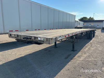 2012 Great Dane GPA-0024-00053 53 ft T/A Spread Axle Flatbed Trailer