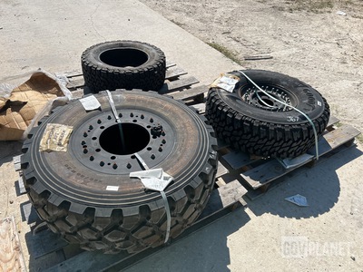 (2) Tires w/Wheels & (1) Tire