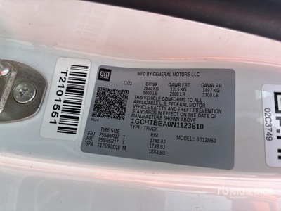 2022 Chevrolet Colorado 4x4 Extended Cab Pickup (Inoperable)