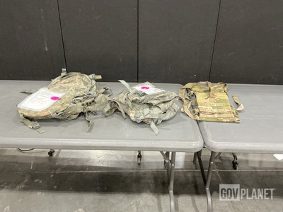 (40) Assault Packs, (76) Hydration System Carriers & Assorted Items