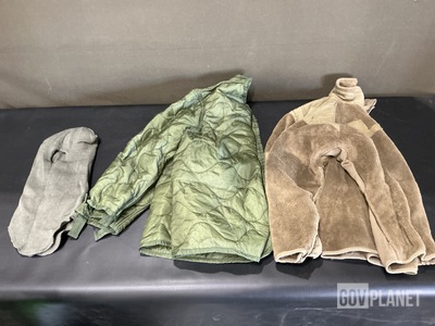 (20) Cold Weather Hoods, (19) Cold Weather Coat Liners & Assorted Items