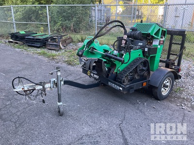 2018 Toro 23208G Tracked Stump Grinder w/2018 Teske 4x5 Dingo Trailer Trailer