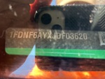 Second Serial Number/VIN Photo