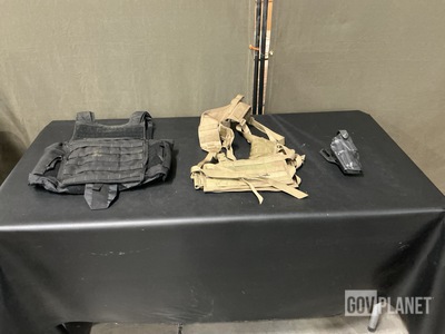 (37) Assault Panels, (6) Holsters, (146) Suspension Buckles & Assorted Items