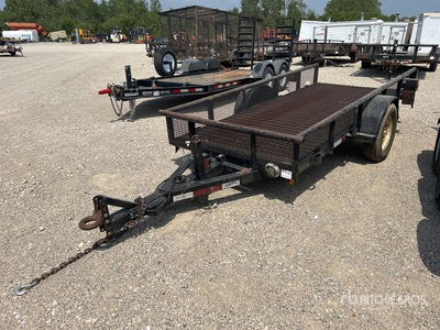 2020 Top Hat 12 ft S/A Utility Trailer