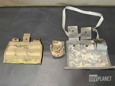 (240) Ammunition Pockets, (163) Bandoleers, (34) Waist Packs & Assorted Items