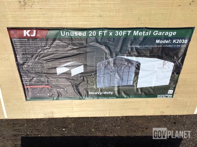 KJ K2030 Metal Garage - Unused