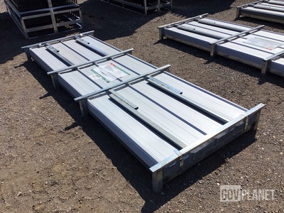 (100) Piece Lot of 10' Long Corrugated Steel Panels