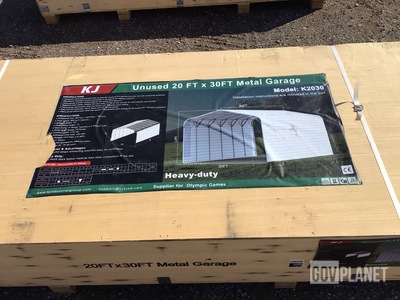 KJ K2030 Metal Garage - Unused