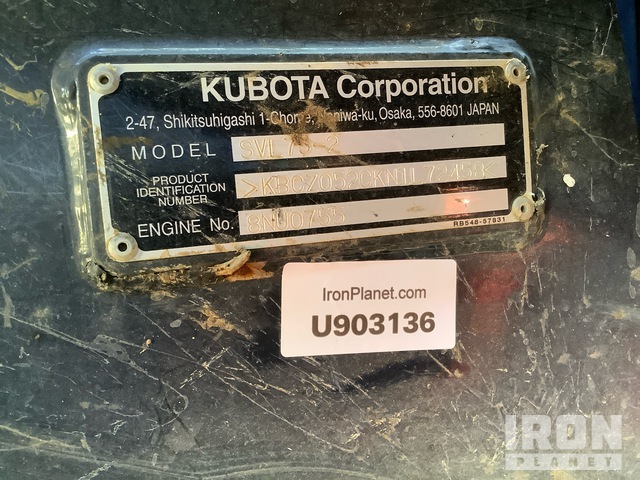 MINI CARGADOR SOBRE ORUGAS 2023 KUBOTA SVL752HFWC