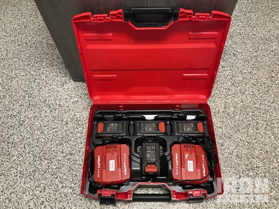 2023 Hilti B22/C (3827492) 2 x C 6-22 Chargers & 4 x B 22-255 Batteries - Fits Hilti