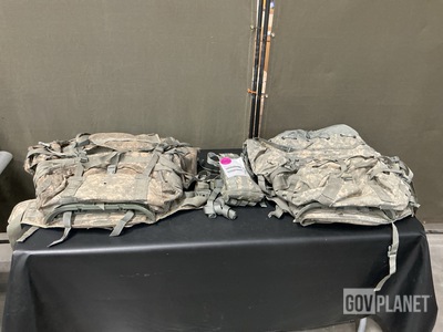 (14) Large Field Packs, (25) Fighting Load Carriers & Assorted Items