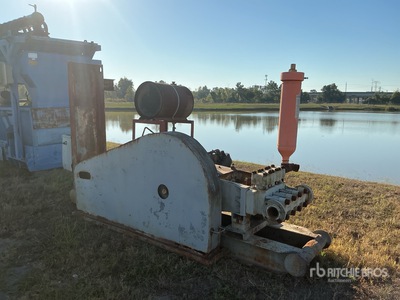 Skid-Mounted Triplex Pump w/Electric Motor