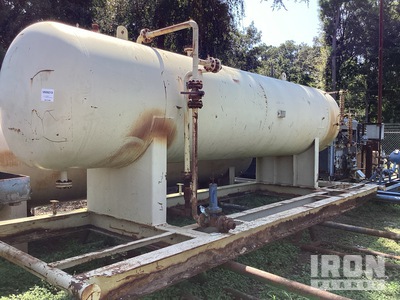 Trico Ind. 5' X 22' Horiz Low Pressure 300 Max Psi, Water Jet 2 Phase Separator W/ Skid Varios, equipo de produccion