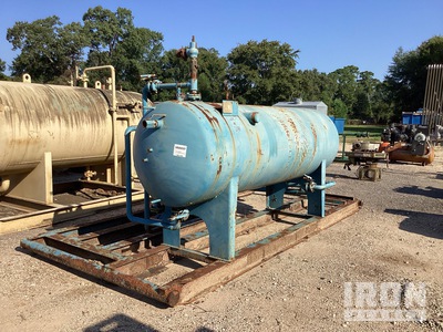 Unidraulic 3 1/2'X 12' Horiz Separator Low Pressure 125 Psi. W Skid