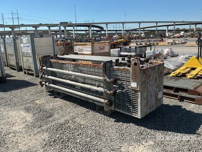 Transport Basket w/Assortment Of Double X Fittings And Pipes