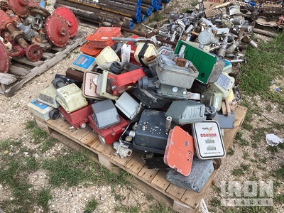 Quantity of (1) Pallets of Assortment Of Metter Heads,Murphy Gauges & Level Controls