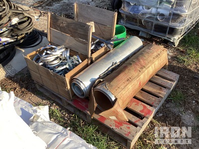 Quantity of (1) Pallets of Assortment Of Stainless Steel Band Strap 2" To 4" Assortment Of Aluminum Insulation Pipe Jacket