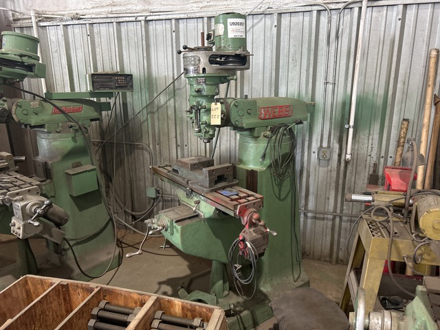 1981 Webb Electric Milling Machine