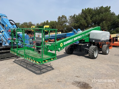 2018 Genie S60X 4WD Diesel Telescopic Boom Lift